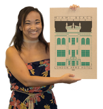 London Arms Hotel - 1930 Green Digital Print