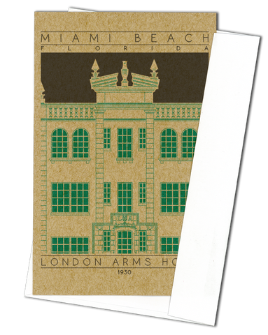 London Arms Hotel - 1930 Green Miniature Digital Print