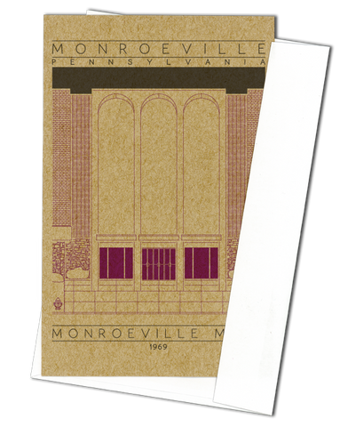 Monroeville Mall - 1969 Purple Miniature Digital Print