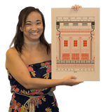 Marble House - 1892 Orange Digital Print