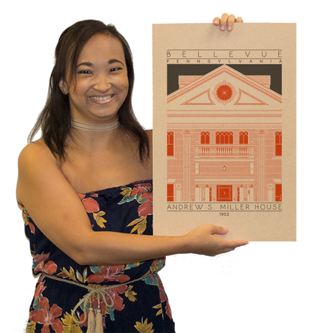 Andrew S. Miller House - 1902 Orange Digital Print