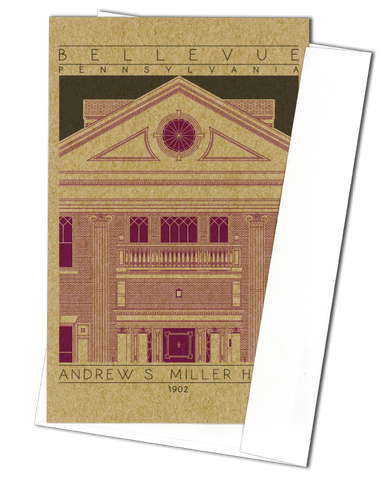 Andrew S. Miller House - 1902 Purple Miniature Digital Print