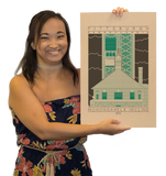 Monongahela Incline - 1870 Green Digital Print