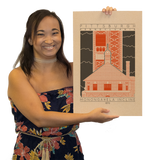 Monongahela Incline - 1870 Orange Digital Print