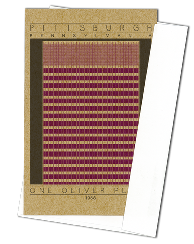 One Oliver Plaza - 1968 Purple Miniature Digital Print