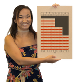 One Oxford Centre - 1983 Orange Digital Print