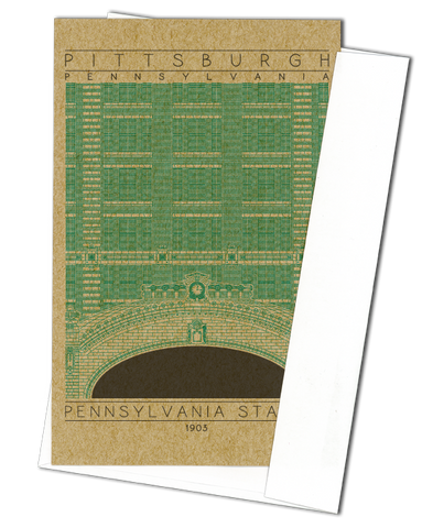 Pennsylvania Station - 1903 Green Miniature Digital Print