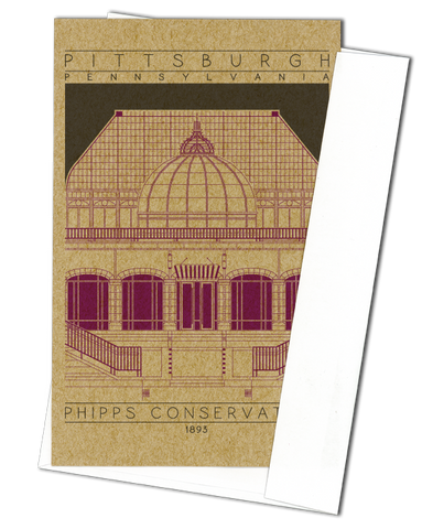 Phipps Conservatory - 1893 Purple Miniature Digital Print