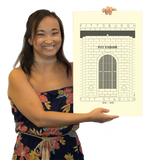 Pitt Stadium - 1925 - 1999 Black Digital Print