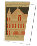 Professional Building - 1891 Orange Miniature Digital Print