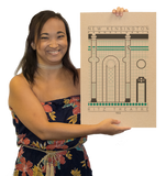 Ritz Theatre - 1922 Green Digital Print