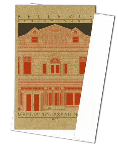 Marius Rousseau House - 1906 Orange Miniature Digital Print
