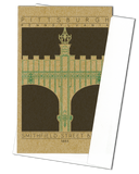 Smithfield Street Bridge - 1883 Green Miniature Digital Print