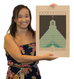 Saint Francis of Assisi Church - 1940 Green Digital Print