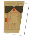 Saint Joseph Church - 1924 Orange Miniature Digital Print