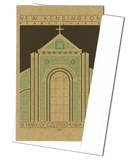 Saint Mary of Czestochowa Church - 1911 Green Miniature Digital Print