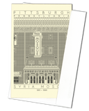 Syria Mosque - 1911 - 1991 Black Miniature Digital Print