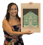 Teutonia Maennerchor - 1888 Green Digital Print