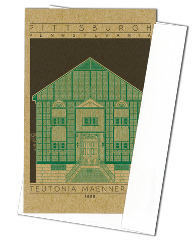 Teutonia Maennerchor - 1888 Green Miniature Digital Print