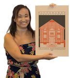 Teutonia Maennerchor - 1888 Orange Digital Print