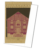 Teutonia Maennerchor - 1888 Purple Miniature Digital Print