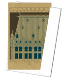 Union Trust Building - 1916 Blue Miniature Digital Print