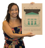 Villa Vizcaya - 1914 Green Digital Print