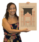 Wear Ever Building - 1914 Orange Digital Print