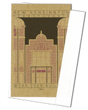 Wear Ever Building - 1914 Purple Miniature Digital Print