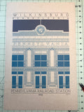 Wilkinsburg Pennsylvania Railroad Station - 1916 Green Digital Print