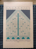 Beulah Presbyterian Church - 1956 Green Digital Print