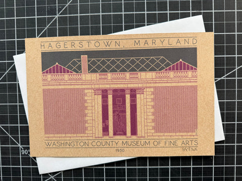 Washington County Museum of Fine Arts - 1930 Purple Miniature Digital Print
