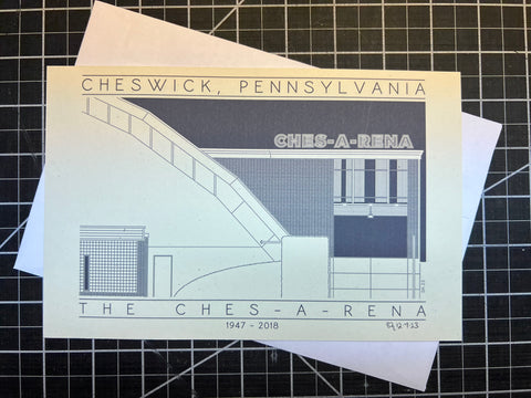 Ches-a-Rena - 1947 - 2018 Black Miniature Digital Print