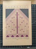 Beulah Presbyterian Church - 1956 Purple Digital Print