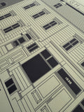 Bubash Home & Grocery - c. 1890 - 2010 Black and White Digital Print