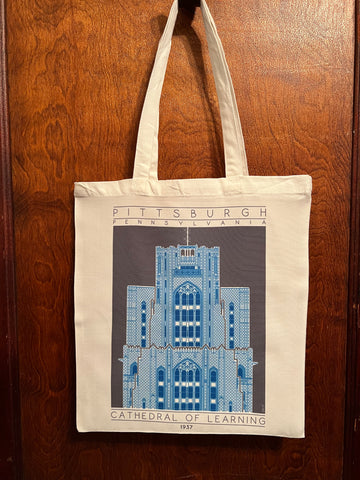 Cathedral of Learning Digitally Printed Tote Bag