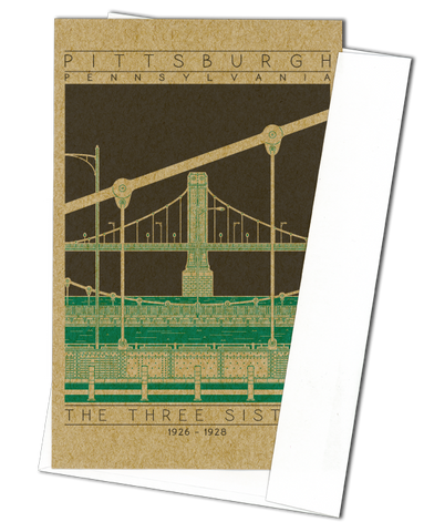 The Three Sisters - 1926 - 1928 Green Miniature Digital Print