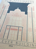 Wear Ever Building - 1914 Orange Digital Print