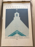 Saint Francis of Assisi Church - 1940 Green Digital Print