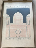 Saint Ladislaus Catholic Church - 1903 Orange Digital Print