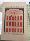 Spirit Building - 1908 Orange Digital Print
