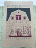 Granary Lodge - 1990 Purple Digital Print