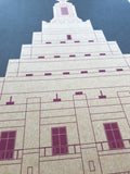 Gulf Building - 1932 Purple Digital Print