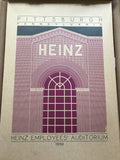 Heinz Employees' Auditorium - 1930 Purple Digital Print