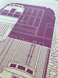 Duquesne Incline - 1877 Purple Digital Print