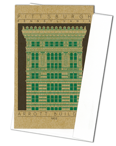 Arrott Building - 1902 Green Miniature Digital Print