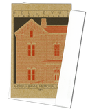 Andrew Bayne Memorial Library - 1875 Orange Miniature Digital Print