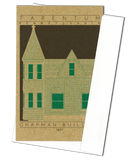 Chapman Building - 1897 Green Miniature Digital Print