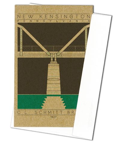 C.L. Schmitt Bridge - 1927 Green Miniature Digital Print