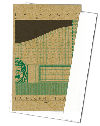Fairborn Theatre - 1948 Green Miniature Digital Print